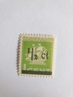 2764 suriname 1ct scheepje overdruk 1/2ct, Postzegels en Munten, Postzegels | Suriname, Verzenden