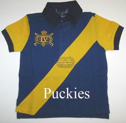 Maat 86 *SALE* Ralph Lauren polo blauw/geel *NIEUW* a, Kinderen en Baby's, Babykleding | Maat 86, Nieuw, Jongetje, Shirtje of Longsleeve