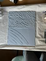 Blauw Structuur Schilderij, Verzenden