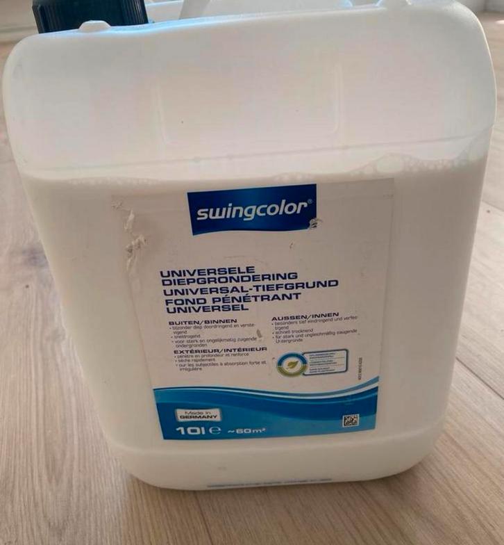 Diepgrondering, Doe-het-zelf en Verbouw, Verf, Beits en Lak, Zo goed als nieuw, Wit, Ophalen of Verzenden