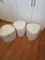 3x Nieuwe poefjes, Ophalen, Minder dan 50 cm, Nieuw, Minder dan 50 cm