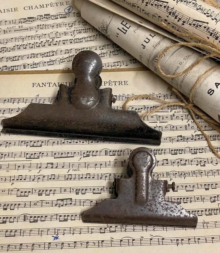 Brocante oude papierklem vanaf 7,50 euro, Antiek en Kunst, Curiosa en Brocante, Verzenden