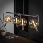 Hanglamp 4L saturn Ø20 lichtbron 4xE27 Oud zilver, Huis en Inrichting, Ophalen, Zo goed als nieuw, Industrial, Metaal