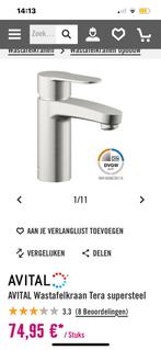 Wastafelkraan nieuw in doos! Zie info, Ophalen of Verzenden, Zo goed als nieuw, Kraan