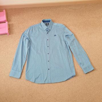 State of Art overhemd heren L zgan groen blauw.. beschikbaar voor biedingen