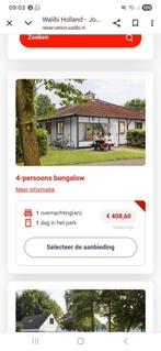 1 overnachting walibi holland 4 pers, Twee personen