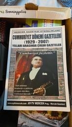 Ataturk krantenartikellen over de jaren heen (gazetteleri), Ophalen of Verzenden, 20e eeuw of later, Nieuw, Azië