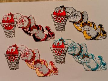 Pitbull Buldog basketbal sport patches embleem USA patch beschikbaar voor biedingen