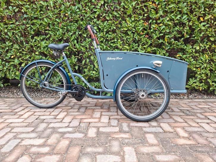 Elektrische Bakfiets Johnny Loco – Topstaat!, Fietsen en Brommers, Fietsen | Bakfietsen, Zo goed als nieuw, Johnny Loco, 2 kinderen