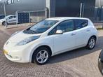 Nissan Leaf Acenta 24 kWh Elektrisch 16'' L.M.V Nw APK, Stof, Gebruikt, Wit, Origineel Nederlands