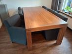 Eettafel met 6 stoelen - 240x110, Huis en Inrichting, Ophalen, Gebruikt, 100 tot 150 cm, 200 cm of meer