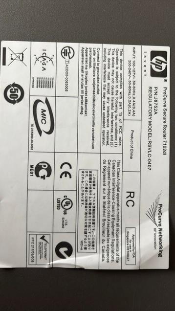 HP ProCurve 7102dl j8752A beschikbaar voor biedingen