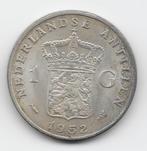 Nederlandse Antillen 1 gulden 1952 KM# 2, Verzenden, Midden-Amerika, Losse munt, Zilver