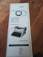 Advertentie Olivetti typemachine  1 1954, Verzamelen, Ophalen of Verzenden, Zo goed als nieuw