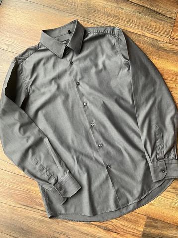 Hugo Boss heren overhemd Grijs 44 beschikbaar voor biedingen