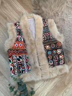 Vintage afghan waistcoat S bohemian Sindh gilet spiegeljasje, Kleding | Dames, Bodywarmers, Overige kleuren, -, -, Ophalen of Verzenden
