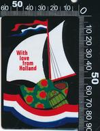Sticker: With love from Holland (1), Ophalen of Verzenden, Zo goed als nieuw, Bedrijf of Vereniging