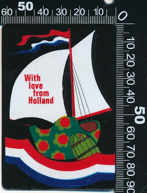 Sticker: With love from Holland (1), Verzamelen, Stickers, Zo goed als nieuw, Bedrijf of Vereniging, Ophalen of Verzenden