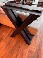 Bartafel poten X vorm 2 stuks, Ophalen, 100 tot 150 cm, 50 tot 100 cm, Zo goed als nieuw