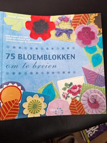 Lesley Stanfield - 75 bloemblokken om te breien beschikbaar voor biedingen