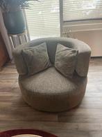 Groene Fauteuil / ronde sofa met kussens 2022 Eijerkamp, Ophalen, Minder dan 75 cm, Zo goed als nieuw, Stof
