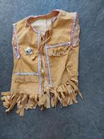 Beige cowboyhesje / hesje cowboy maat 128, Ophalen of Verzenden, Gebruikt, 122 t/m 128, Jongen of Meisje