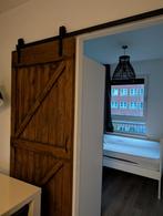 Schuifdeur met rail - 95x215cm, Ophalen, 80 tot 100 cm, Binnendeur, Zo goed als nieuw
