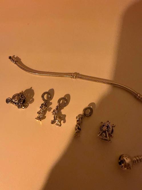Pandora Disney 100 Bedels & Armband, Sieraden, Tassen en Uiterlijk, Bedels, Zo goed als nieuw, Pandora, Goud, 4 bedels of meer