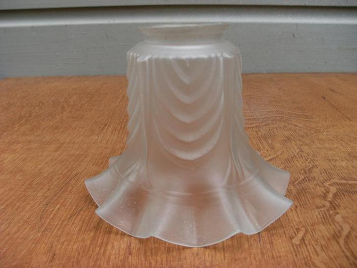 Art Deco lampenkapje, Huis en Inrichting, Lampen | Lampenkappen, Gebruikt, Minder dan 25 cm, Rond, Ophalen of Verzenden