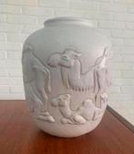 Vaas Grijs kamelen vaas Bouke Mobach (2) en Klaas Mobach (2), Antiek en Kunst, Ophalen of Verzenden