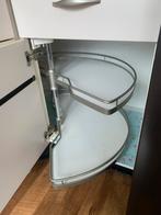 Keuken Carrousel Hoekkast, Ophalen, Minder dan 50 cm, Gebruikt, Wit