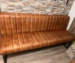 Stoere robuuste stijlvolle Eetbank buffel leer, Minder dan 75 cm, 150 tot 200 cm, Leer, Ophalen of Verzenden