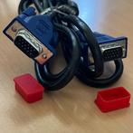 VGA male naar VGA male zwart 1,5 m computermonitorkabel, Ophalen of Verzenden, Zo goed als nieuw