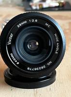 Vivitar 28mm f/2.8 groothoeklens Nikon F vatting ø49mm, Ophalen of Verzenden, Zo goed als nieuw, Groothoeklens