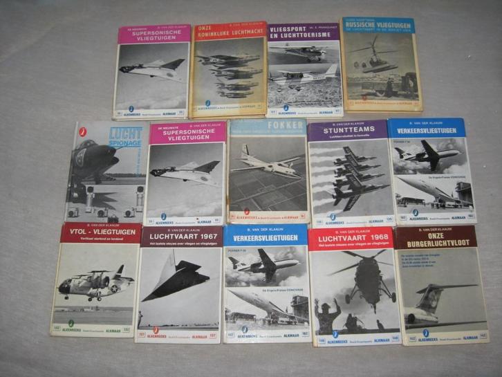 Alkenreeks boekjes VLIEIGTUIGEN, Verzamelen, Luchtvaart en Vliegtuigspotten, Zo goed als nieuw, Boek of Tijdschrift, Ophalen of Verzenden