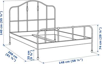 Klassiek bedframe IKEA Sagstua - afbeelding 6