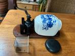 Vintage Koffiemolen met Delfts Blauw Motief, Ophalen of Verzenden