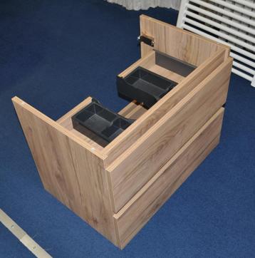 Badkamermeubel 68x45 cm – moderne houtlook, zonder wastafel beschikbaar voor biedingen