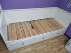 Hemnes bedbank, Ophalen, 85 tot 100 cm, Gebruikt, Lattenbodem