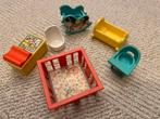 Vintage Fisher price babykamer, Ophalen of Verzenden, Zo goed als nieuw, Poppenhuis