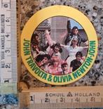 Vintage sticker musical film Grease John Travolta Olivia, Verzamelen, Ophalen of Verzenden, Zo goed als nieuw, Overige typen