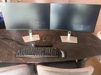 2x Dell Monitor - adapter/koptelefoon - Zo goed als nieuw!, Computers en Software, Monitoren, Gaming, In hoogte verstelbaar, Full HD