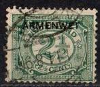 Nederland Dienstzegels nr. 4 Armenwet 1913 gestempeld, Postzegels en Munten, Ophalen of Verzenden, T/m 1940, Gestempeld