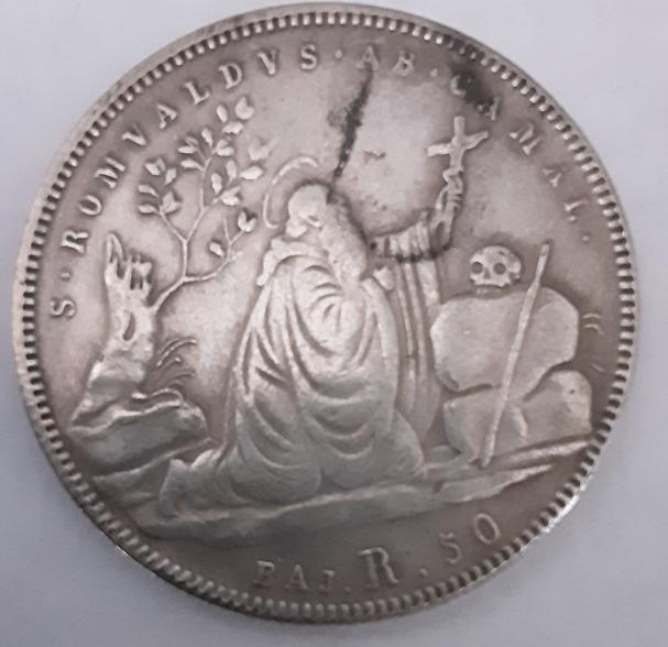 Paus Gregorius XVI Zilveren Munt 1834, Postzegels en Munten, Munten | Nederland, Losse munt, Overige waardes, Zilver, Ophalen of Verzenden