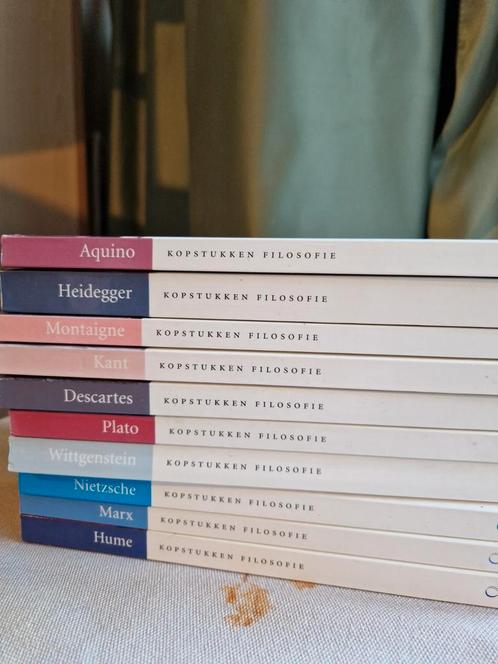 Kopstukken Filosofie - 10 Boeken, Boeken, Filosofie, Gelezen, Wijsbegeerte of Ethiek, Ophalen of Verzenden