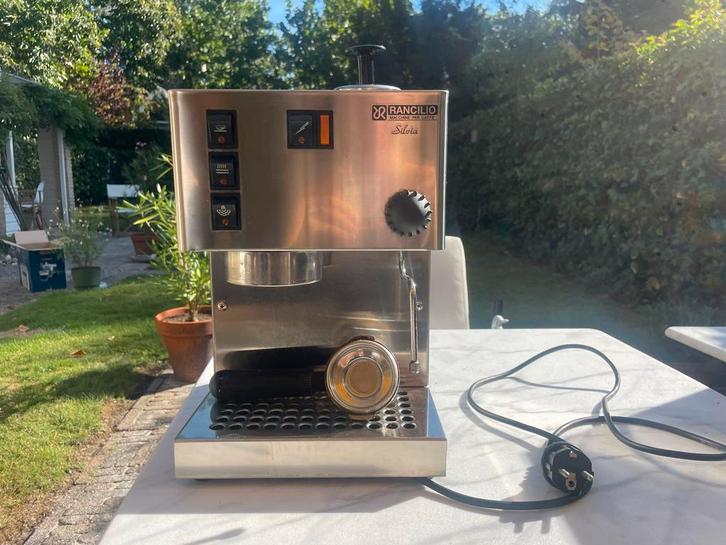 Rancilio Miss Silvia Espressomachine, Witgoed en Apparatuur, Koffiezetapparaten, Gebruikt, Gemalen koffie, Espresso apparaat, 2 tot 4 kopjes