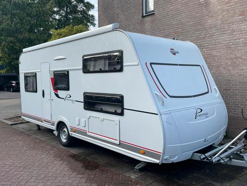 Burstner PremioPlus 510TK + Mover + vaste luifel, Bovag 2025, Caravans en Kamperen, Caravans, Particulier, meer dan 6, 1250 - 1500 kg