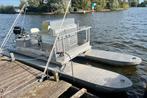 Unieke aluminium Shallow Water Catamaran 6 x 2,4 m, Ophalen, Aluminium, Benzine