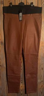 Nieuwe bruine ‘leather look’ jegging Norah maat 44, Bruin, Maat 42/44 (L), Nieuw, Ophalen of Verzenden