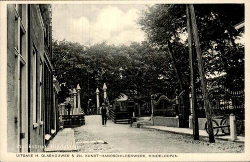 Indijksbrug in Hindeloopen, Verzamelen, Ansichtkaarten | Nederland, Gelopen, Friesland, Voor 1920, Ophalen of Verzenden